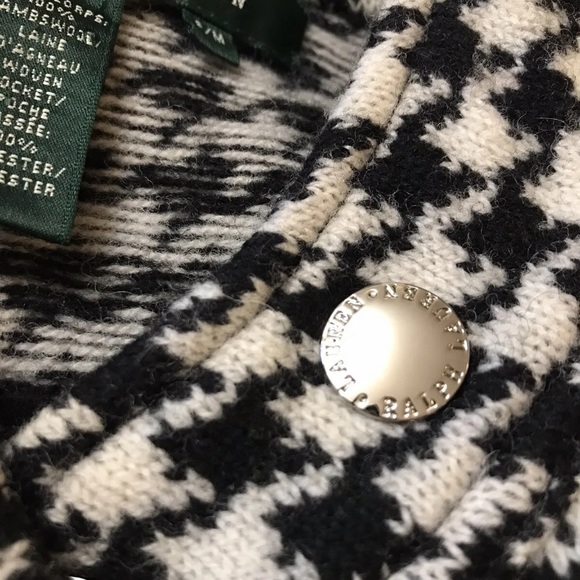 Ralph Lauren Women Jacket size P/M Hounds Tooth - Picture 6 of 10